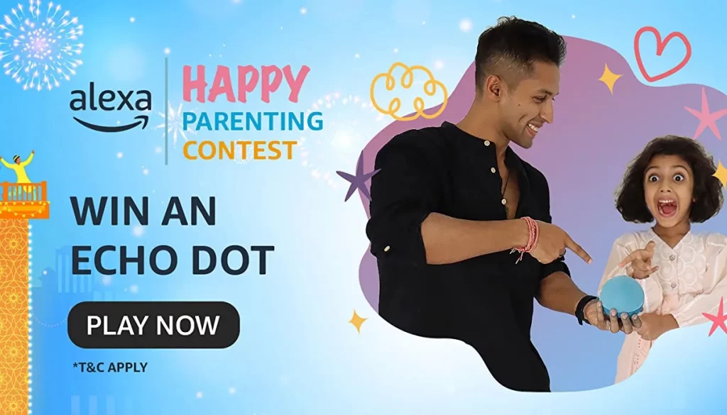 Amazon Alexa Happy Parenting Contest Quiz Answers Win an ECHO DOT